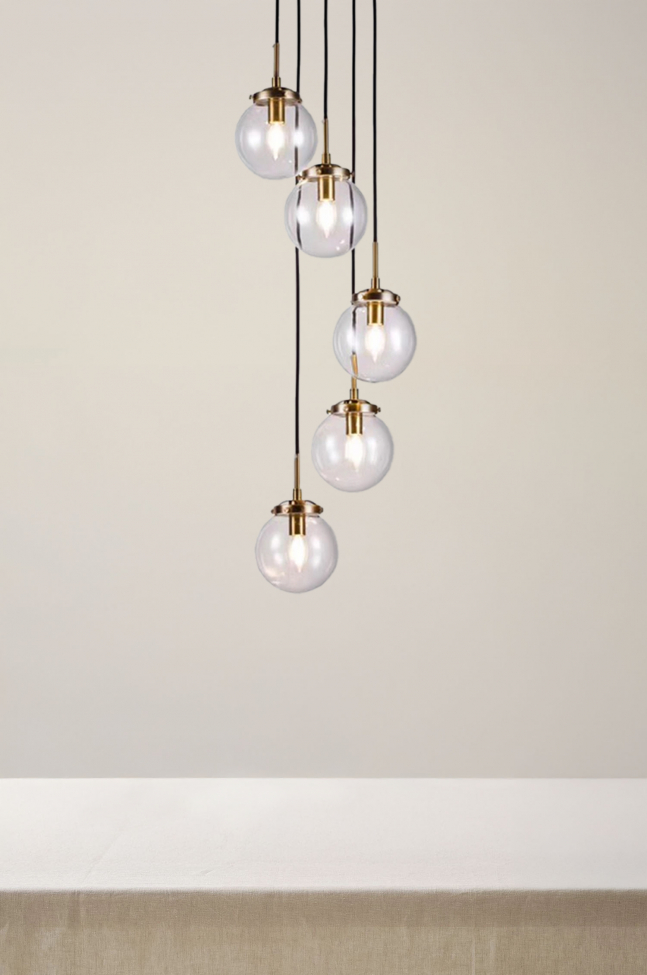 Loftlampe 'Glory' - Messing