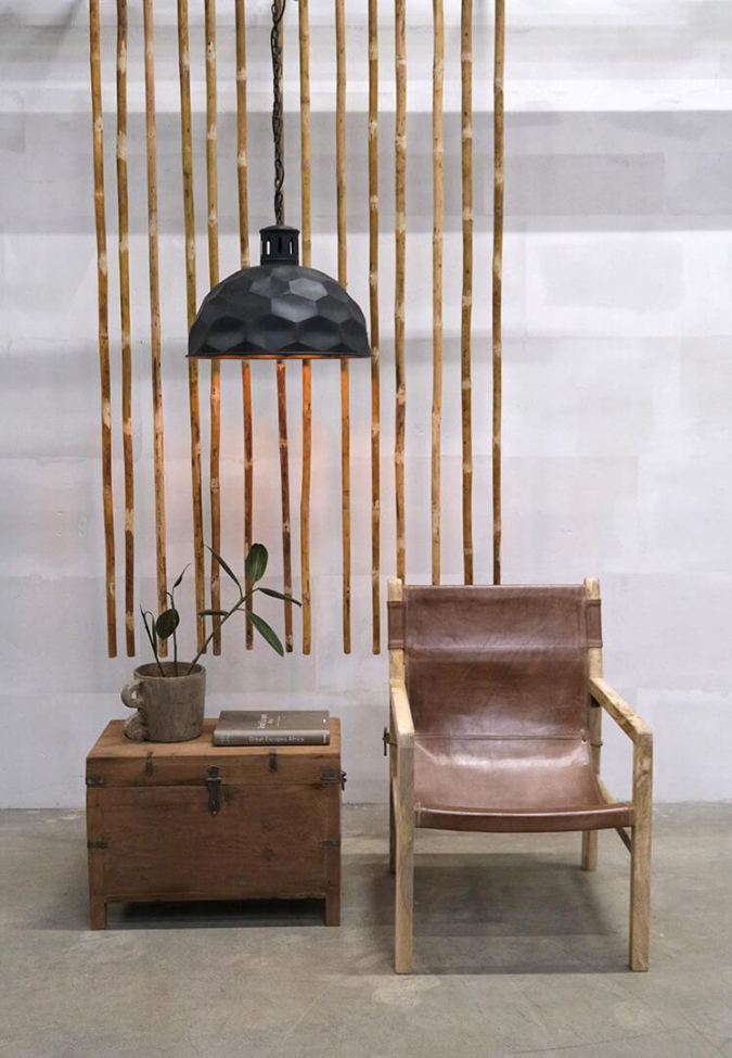 Lounge stol 'Blixen' - Brun