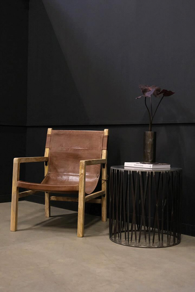 Lounge stol 'Blixen' - Brun