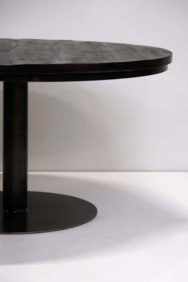 Spisebord 'Jack' Rundt 140cm - Sort