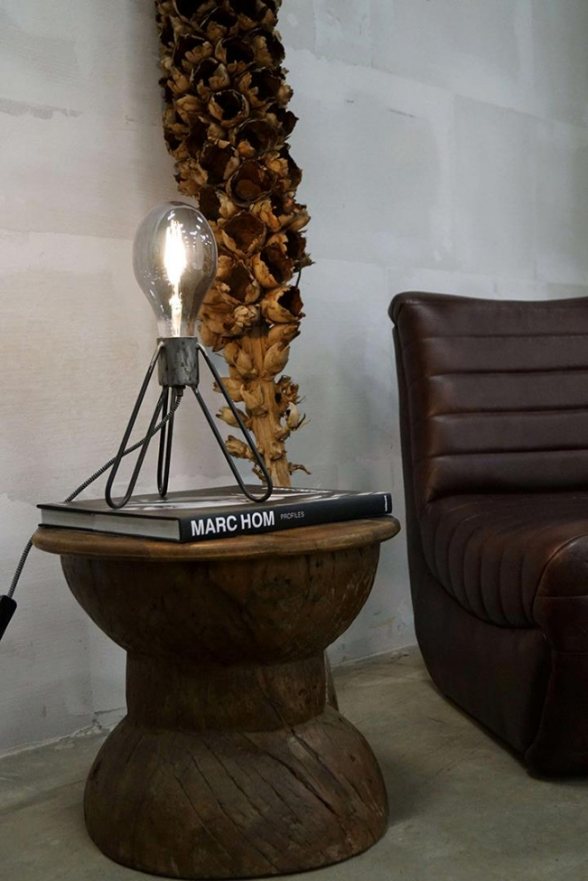 Bordslampe 'Rocket' - Jern