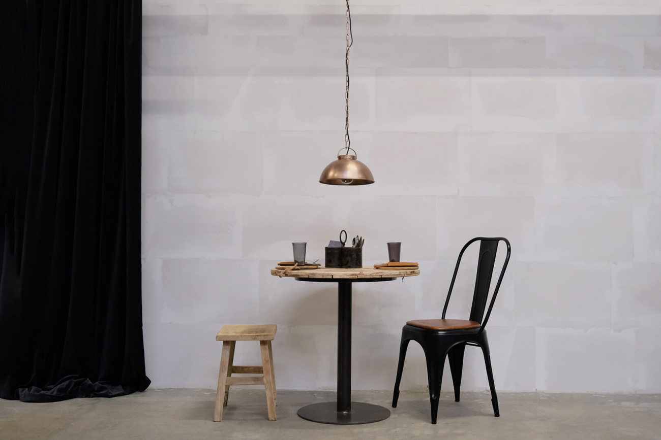 Loftlampe 'Thormann' - Mat kobber