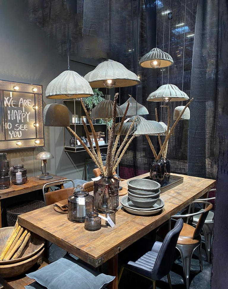 Loftlampe 'Adab' - Grå