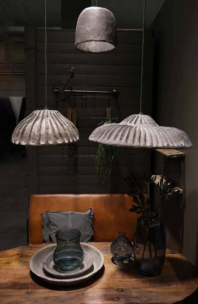 Loftlampe 'Adab' - Grå
