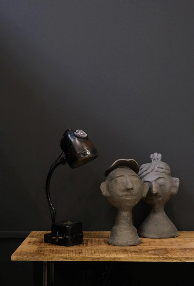 Skulptur 'Sharam' - Ansigt mand