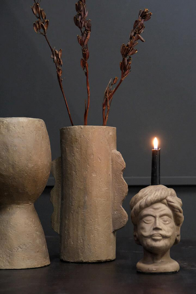 Vase 'Baxter' - Grå