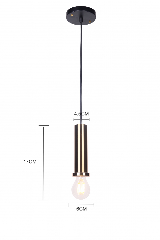 Loftlampe 'Simple' - Messing