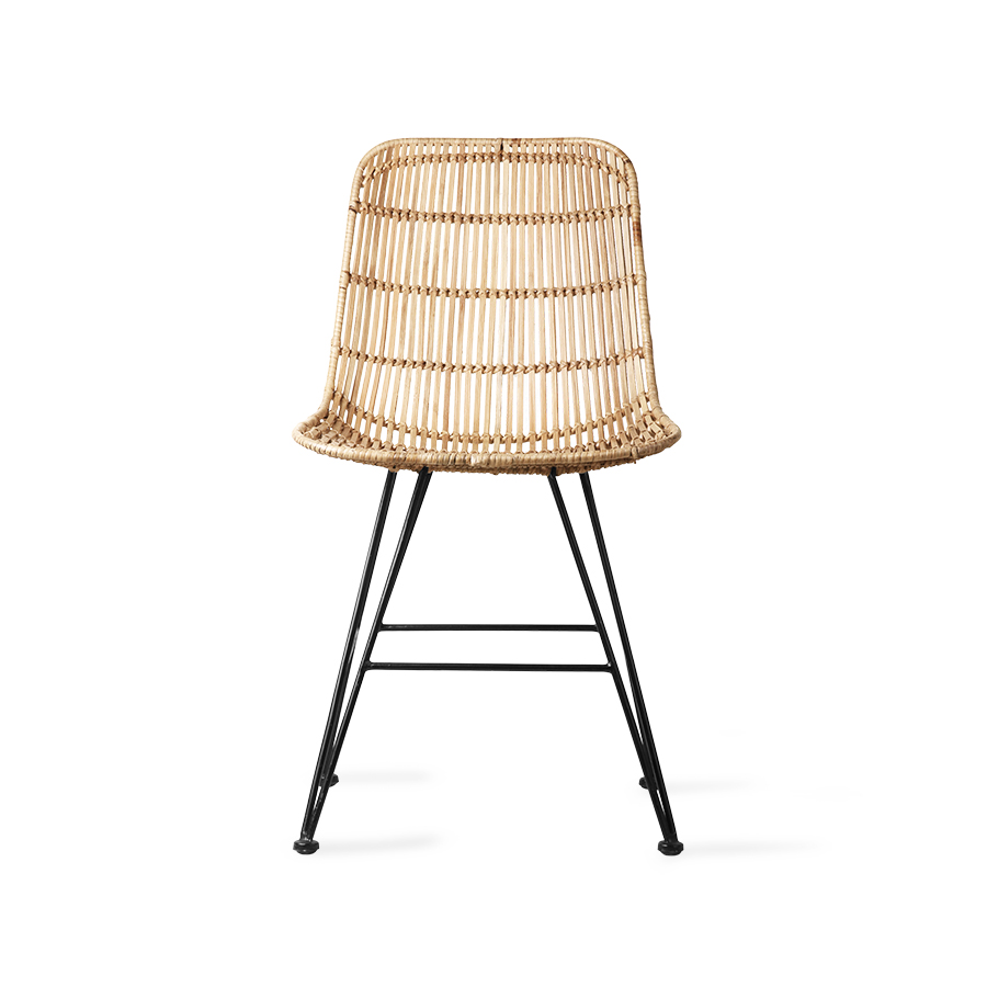 Spisestol 'Alvik' - Rattan/Natur