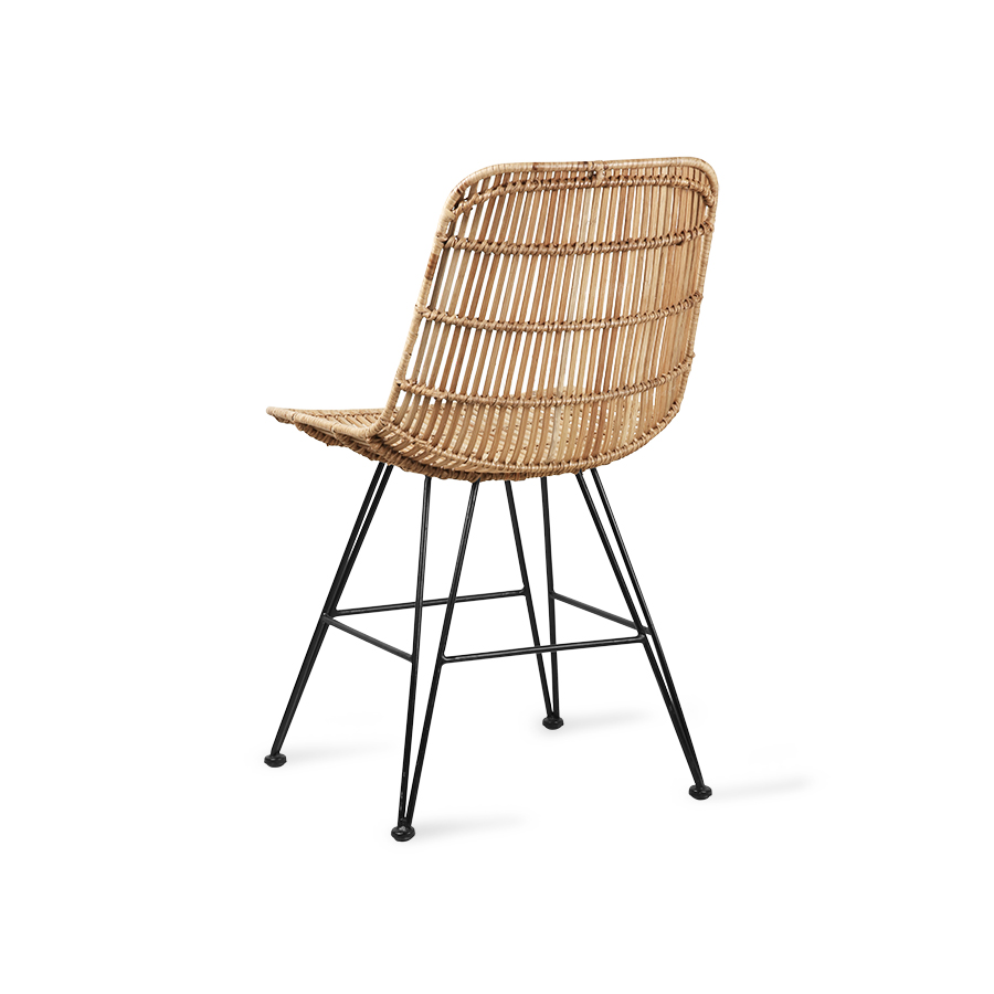 Spisestol 'Alvik' - Rattan/Natur