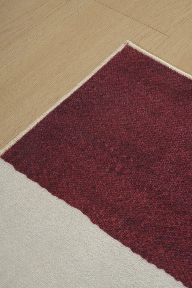 Tæppe 'Velenna' 160x230 cm - Rød/Beige