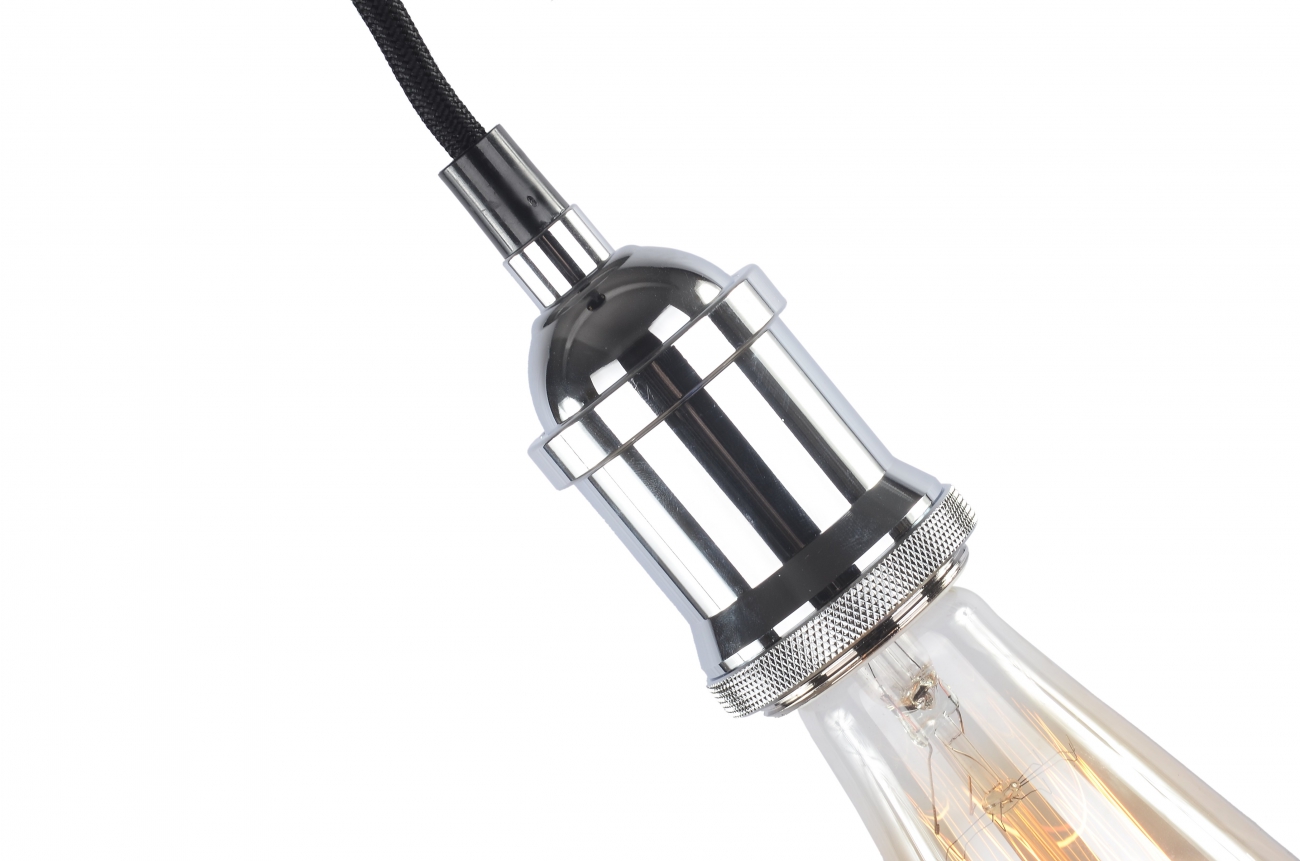 Loftlampe 'Chrome' - Glas/Metal