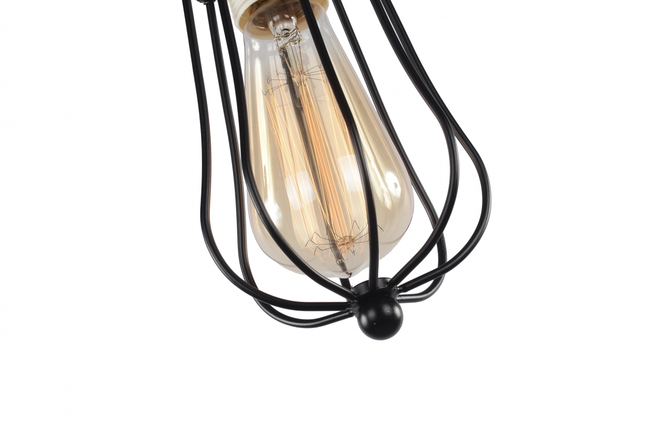 Loftlampe 'Marconi' - Sort