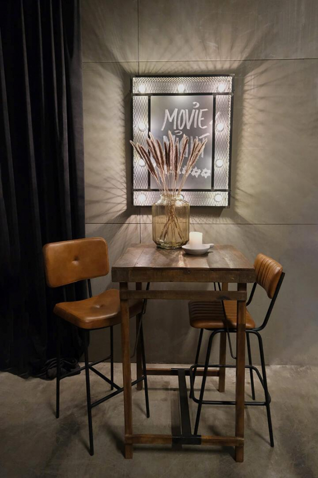 Cafébord 'Calcutta' - Træ