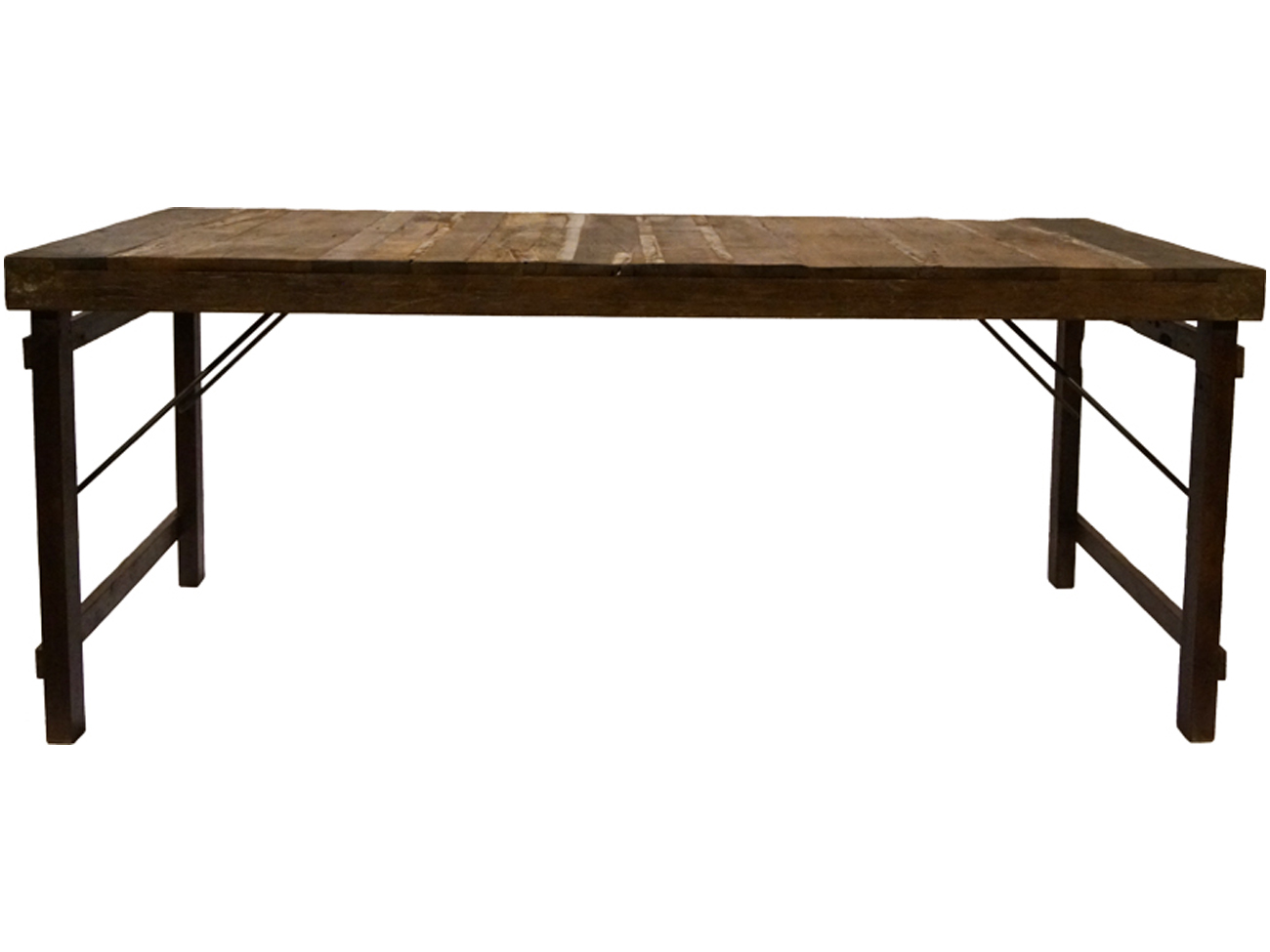 Spisebord Vintage 180x90cm - Træ/Jern