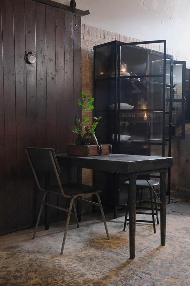 Spisebord Antik Vintage - Sort