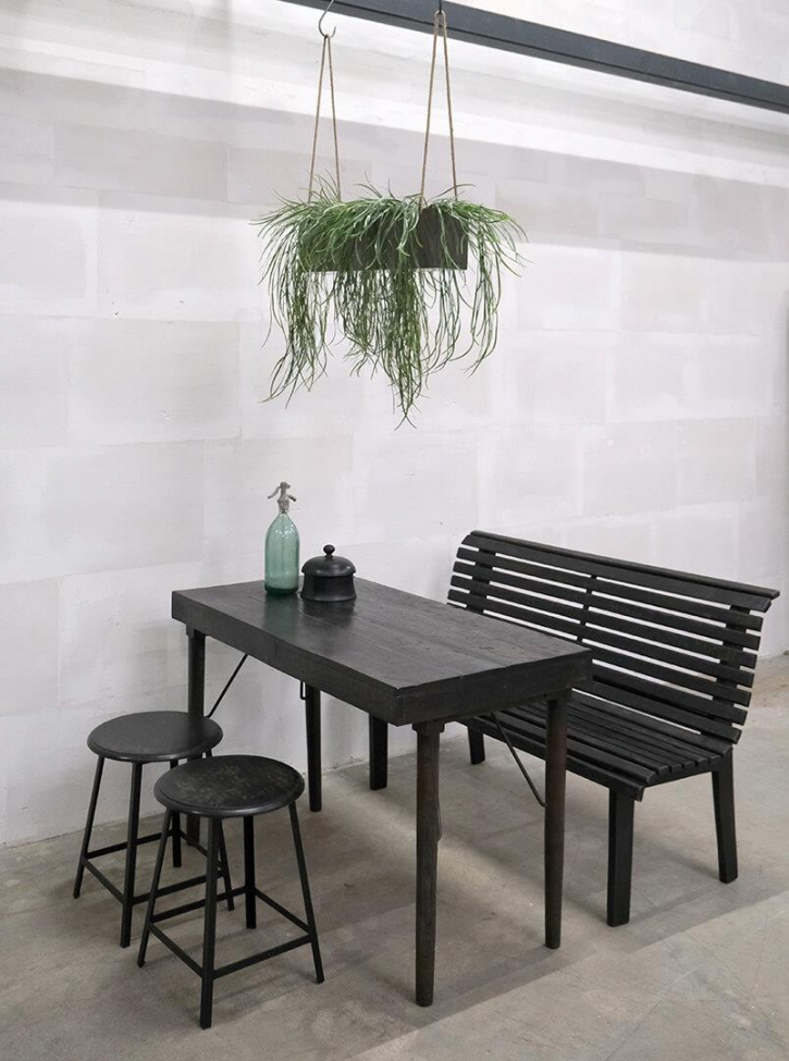 Spisebord Antik Vintage - Sort