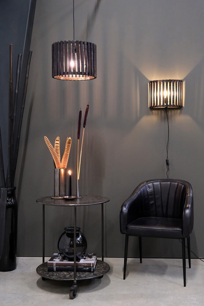Sidebord 'Monaco' Rund 60cm- Platin