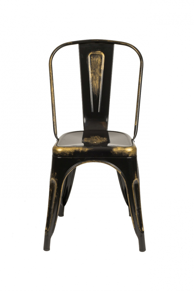 Stol 'Montmartre' - Vintage sort/antik