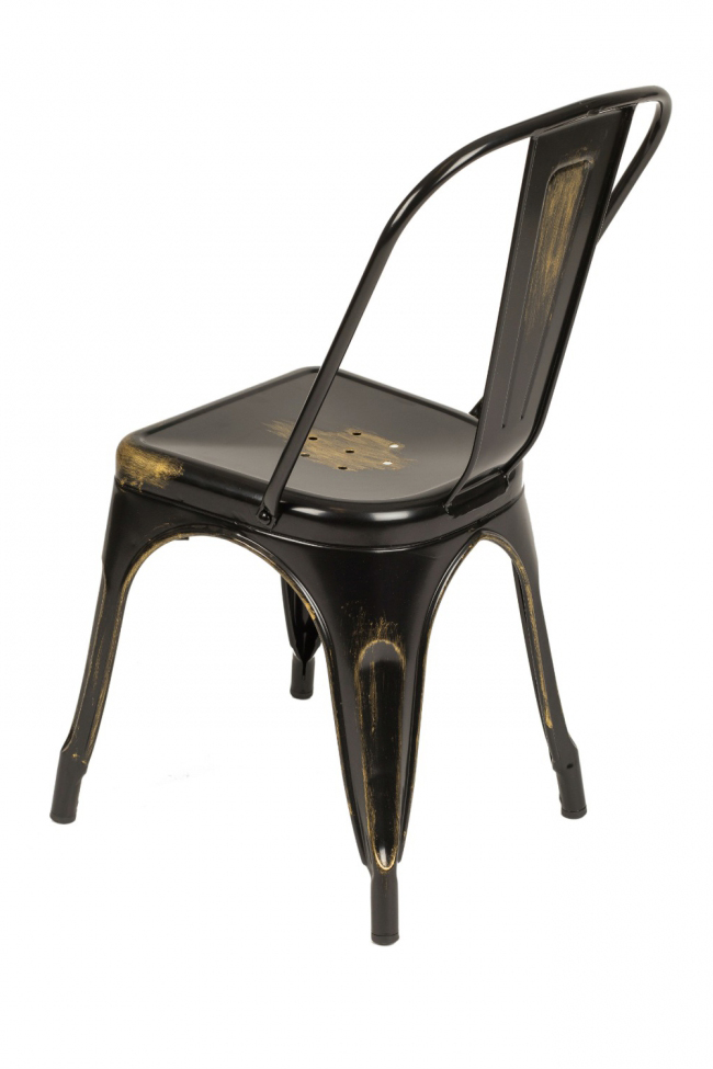 Stol 'Montmartre' - Vintage sort/antik