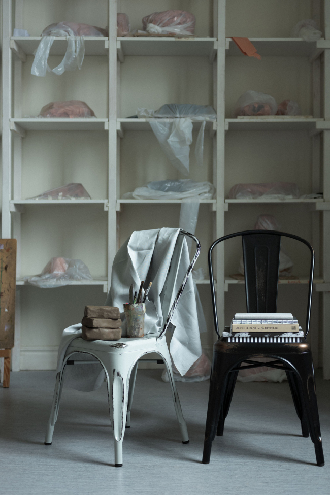 Stol 'Montmartre' - Vintage sort