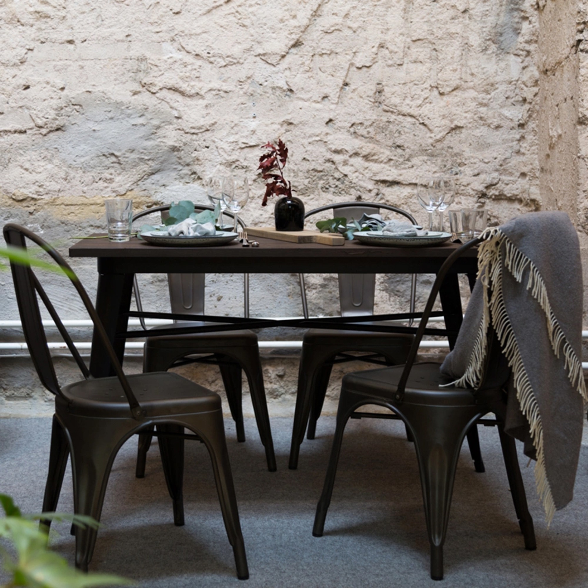 Stol 'Montmartre' - Vintage kobber