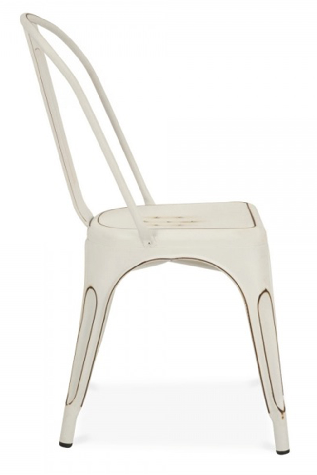 Stol 'Montmartre' - Vintage hvid