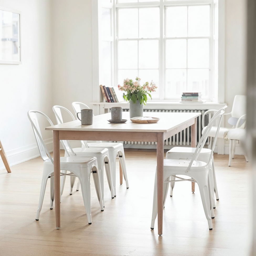 Stol 'Montmartre' - Hvid lakeret