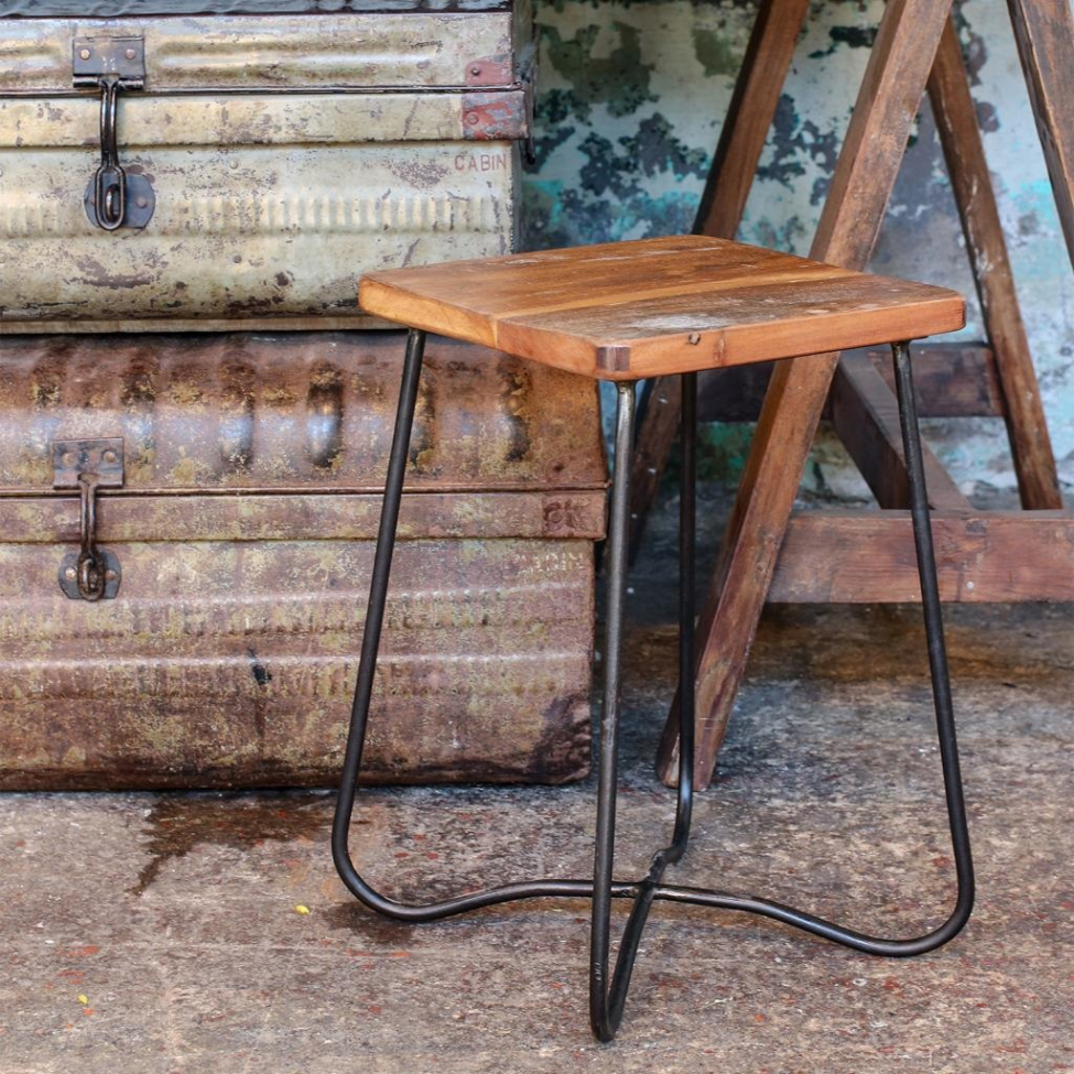 Pall 'Industrial' 46cm - Træ