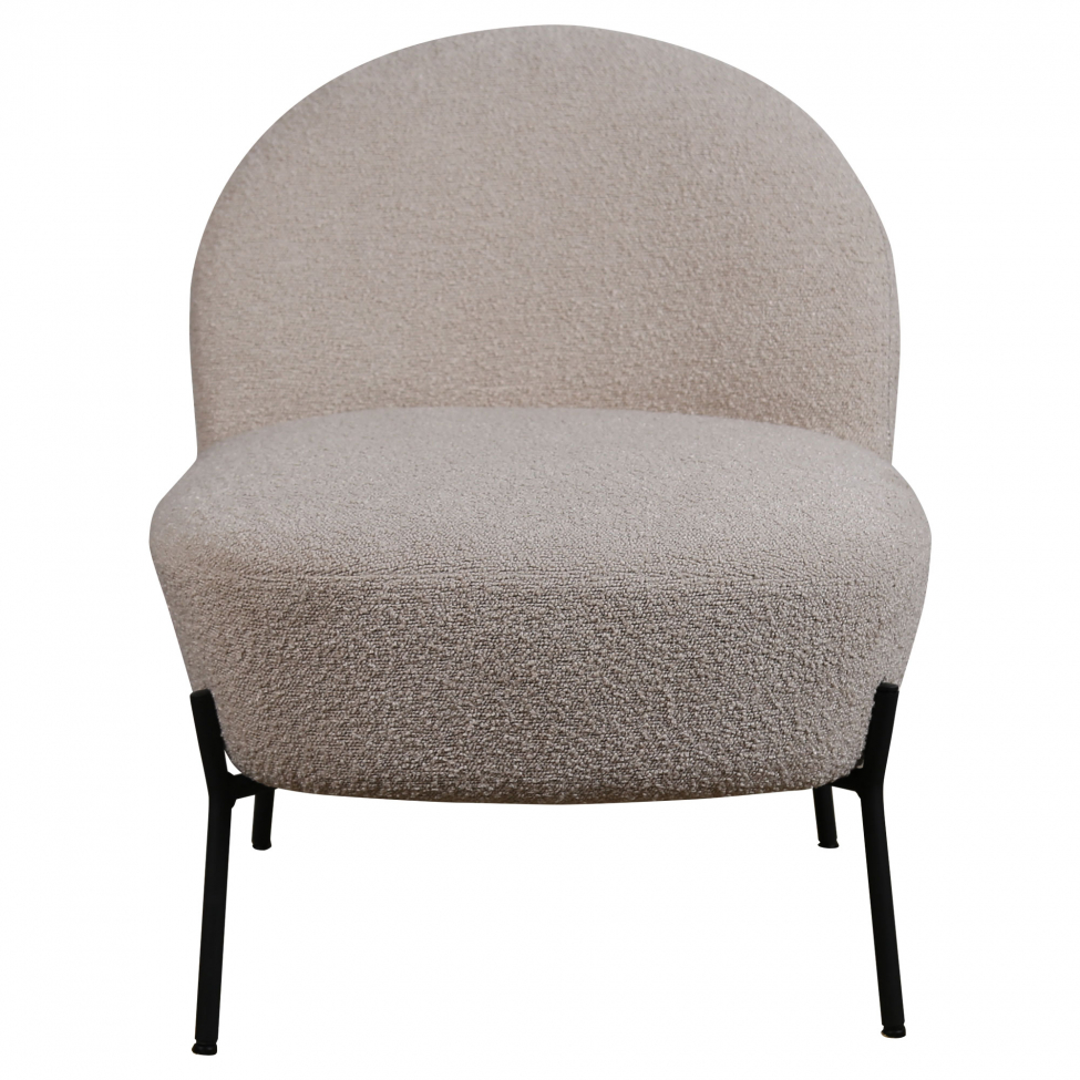 Fåtölj 'Gori' - Beige/Bouclé