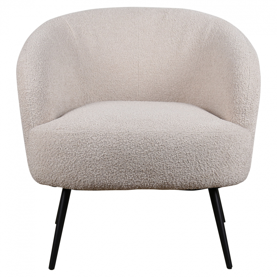 Lænestol 'Capri' - Beige/Bouclé