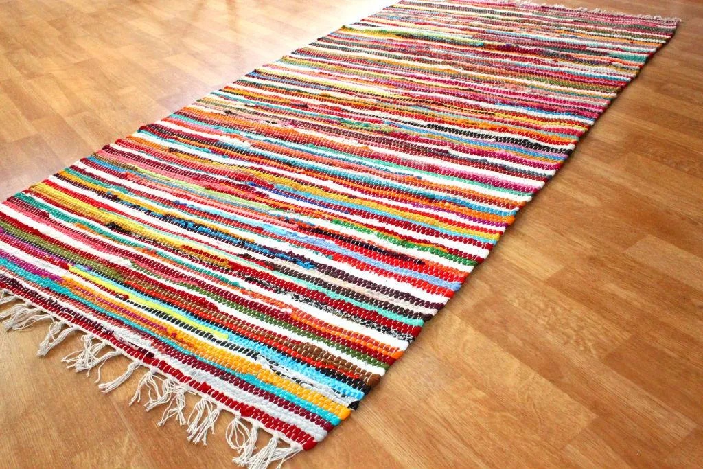 Gulvtæppe 'Happy' 300x400cm - Multifarvet