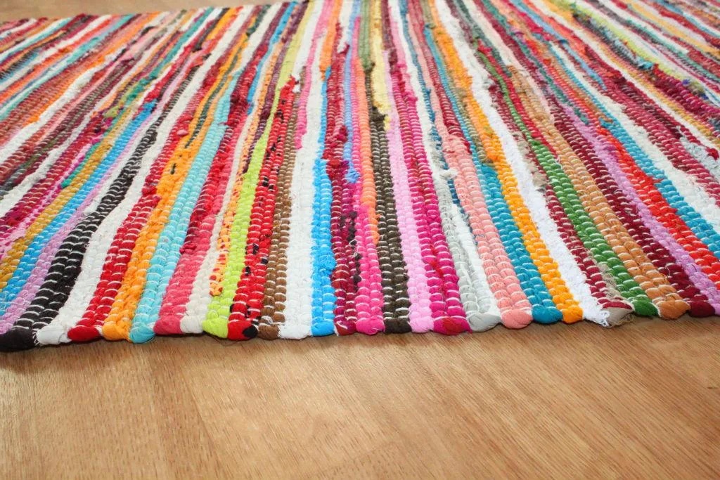 Gulvtæppe 'Happy' 300x400cm - Multifarvet