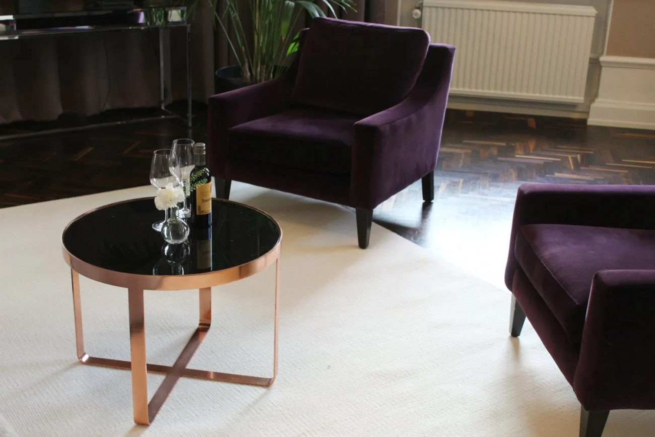 Uld tæppe 'Hamilton' 60x120cm - Hvid