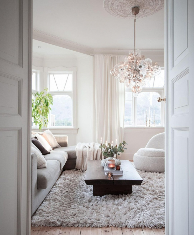 Gulvtæppe 'Janjira' 200x300cm - Offwhite
