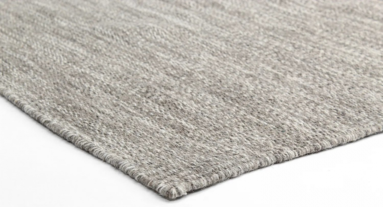 Uld tæppe 'Dhurry' 160x230cm - Beige