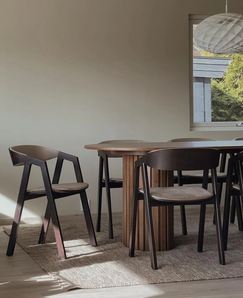 Uld tæppe 'Dhurry' 60x120cm - Beige