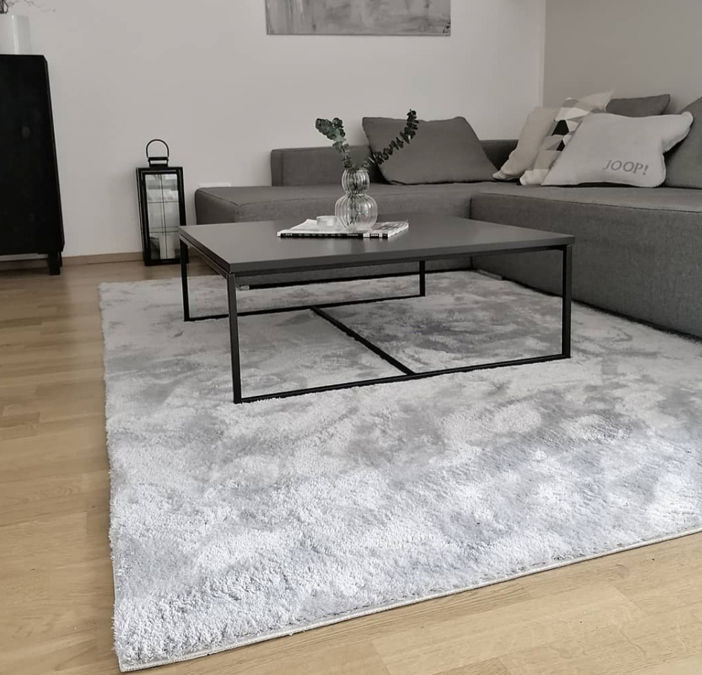 Gulvtæppe 'Aranga Super Soft' 60x120cm - Grå