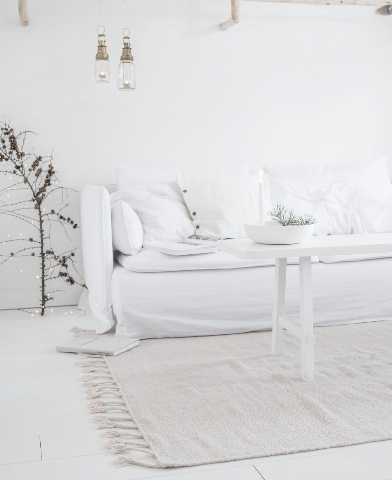Uldtæppe 'Malana' 200x300cm - Beige
