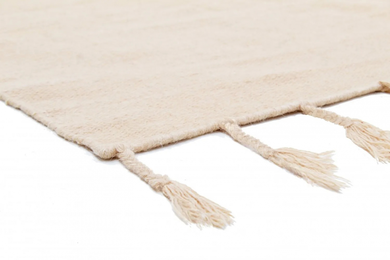 Uldtæppe 'Malana' 200x290cm - Beige