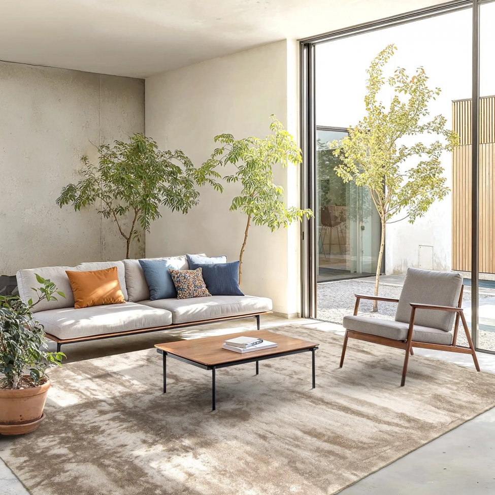 Rya tæppe 'Aranga Super Soft Fur' 60x120cm - Brun