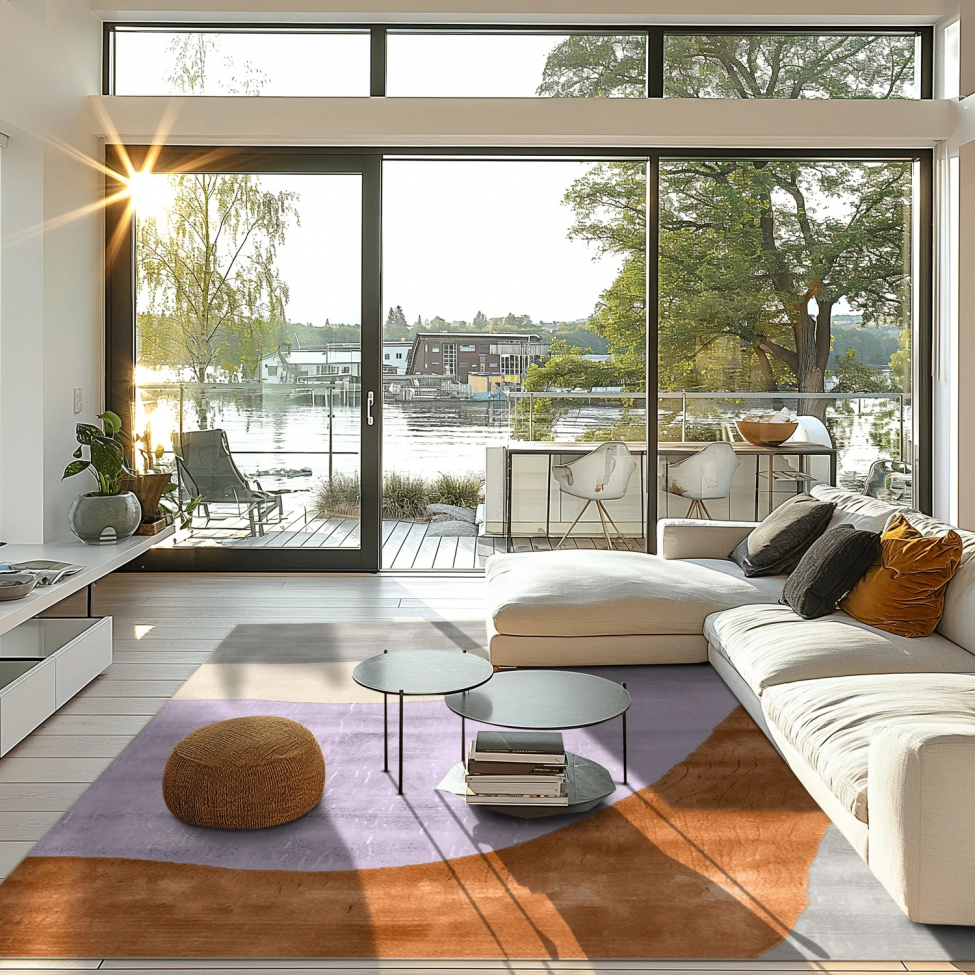 Wilton tæppe 'Barcelona' 200x280cm - Lavendel