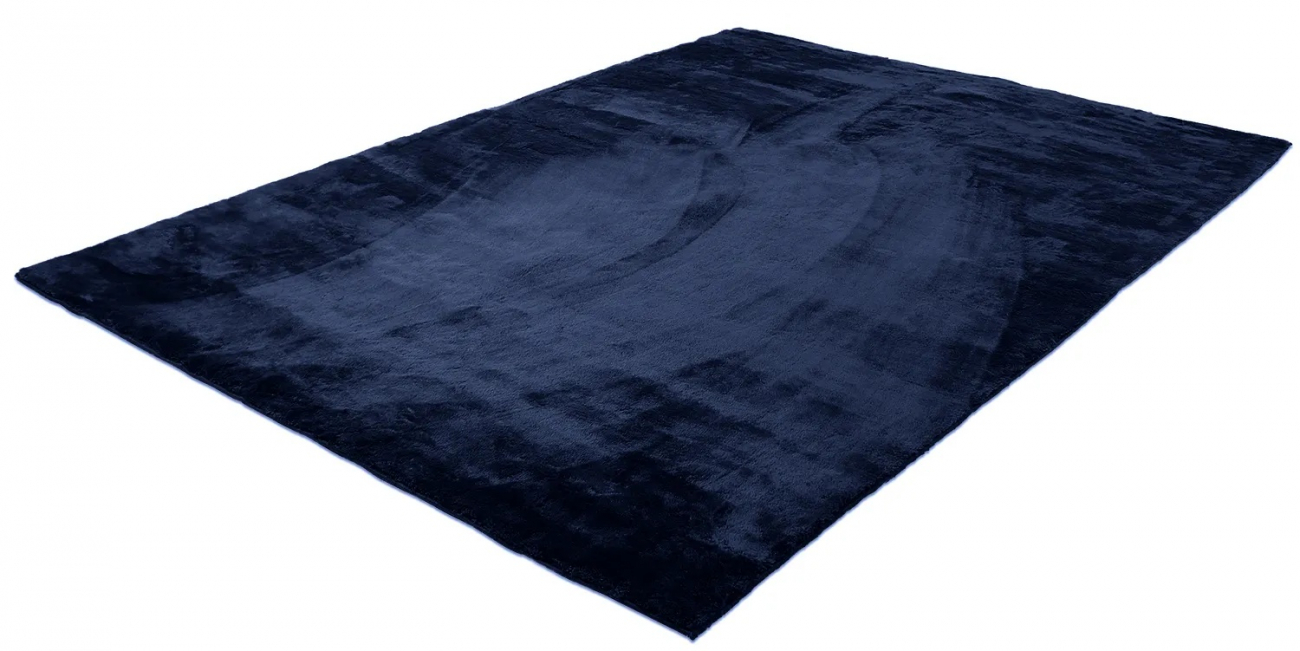 Gulvtæppe 'Aranga Super Soft' 60x120cm - Mørkeblå