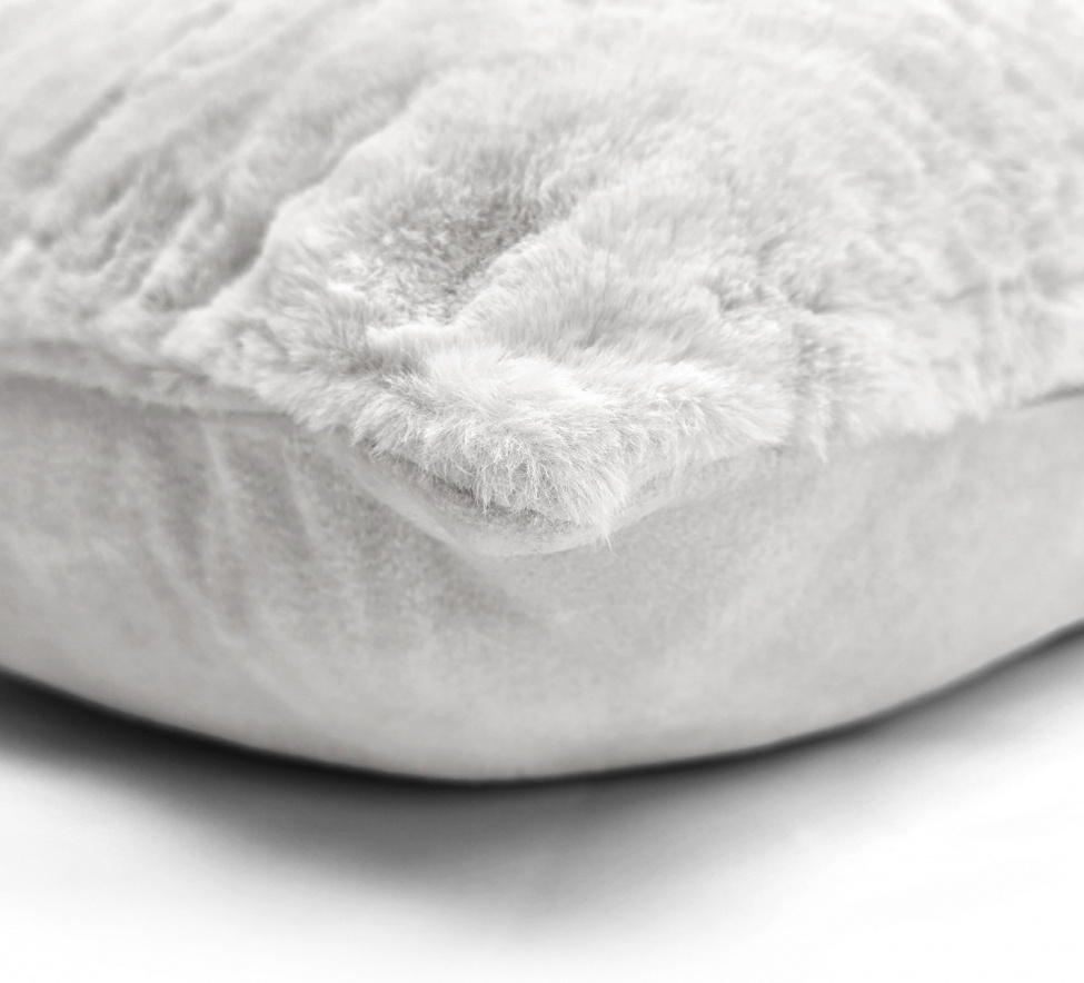 Pudebetræk 'Aranga Super Soft' 45x45cm - Hvid