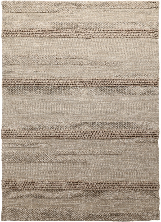 Uldtæppe 'Almaty' - Beige