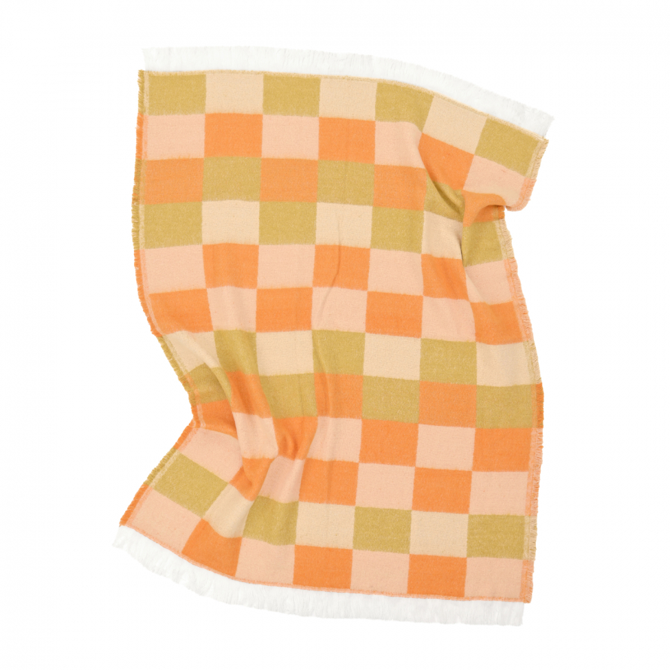 Ternet 'Audrey Check' 130x170cm - Beige/gul/orange