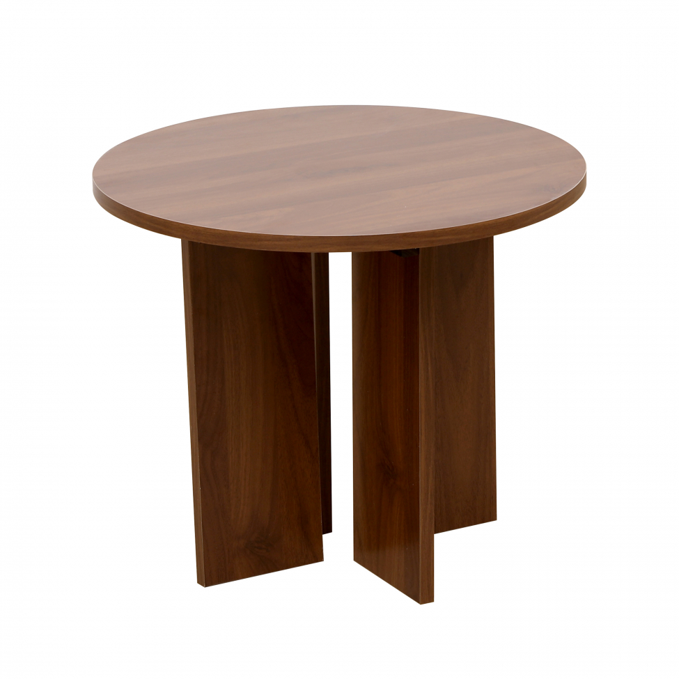 Sofabord 'Créme' Rundt 55 cm - Valnød