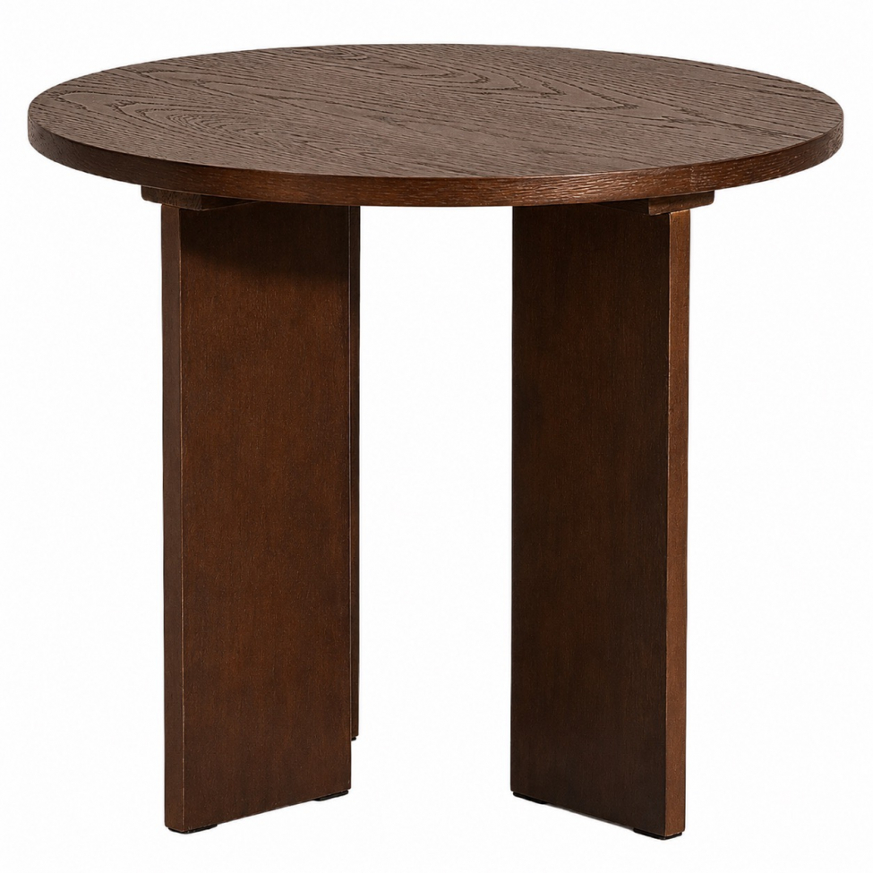 Sofabord 'Créme' Rundt 55 cm - Valnød