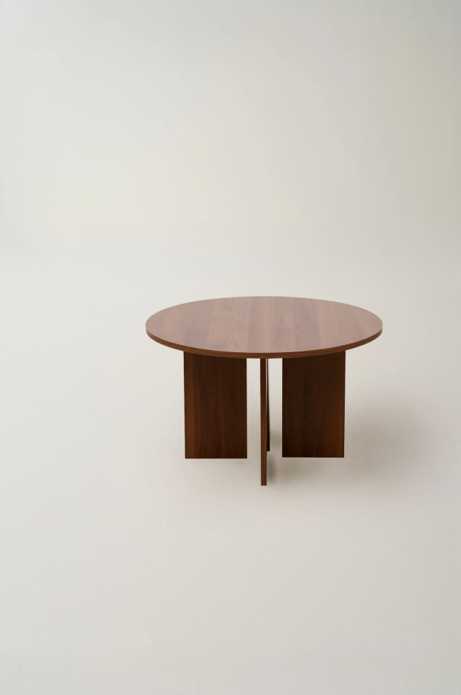 Sofabord 'Créme' Rundt 75cm - Valnød