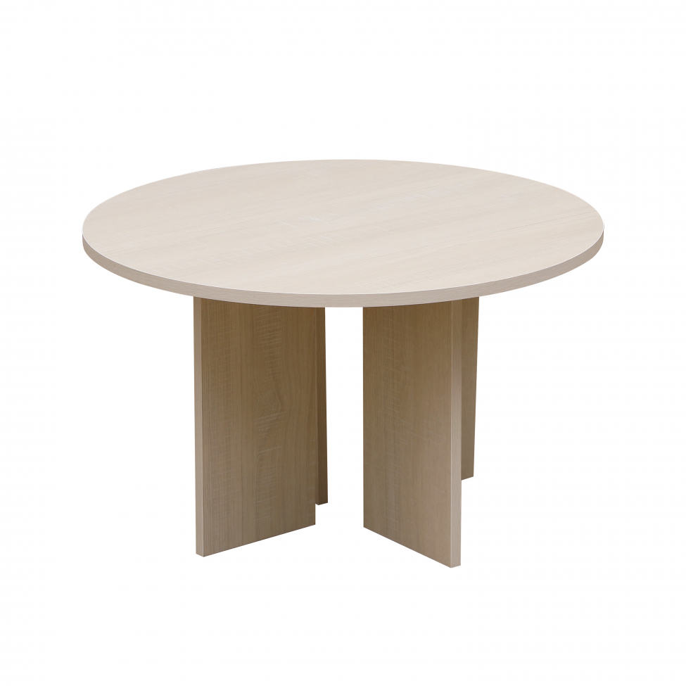Sofabord 'Créme' Rundt 75cm - Hvidpigmenteret