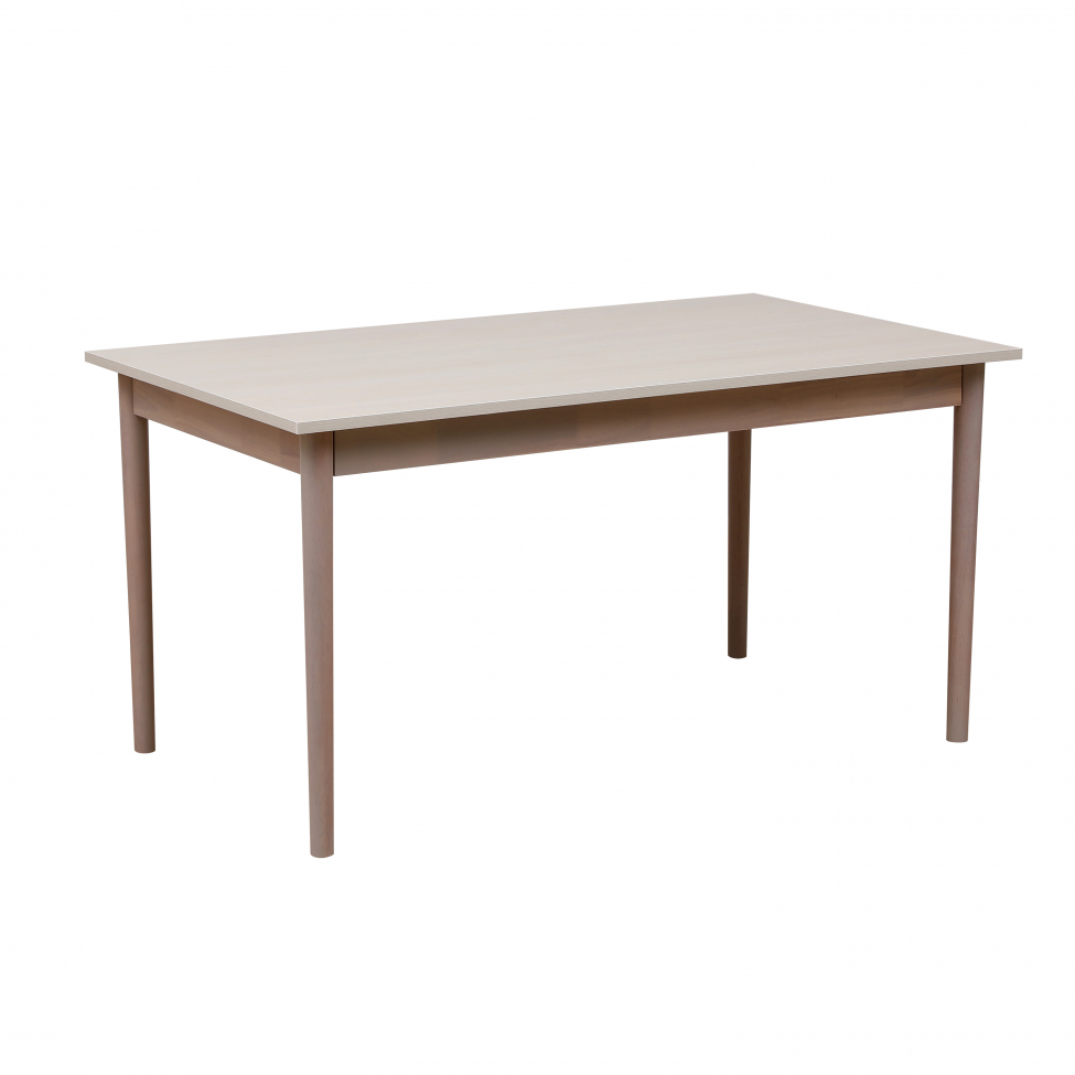 Spisebord 'Fager' 135cm - Hvidpigmenteret